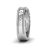 Load image into Gallery viewer, Designer Men's Platinum Wedding Ring with Diamonds JL PT 6742
