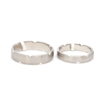 Load image into Gallery viewer, Designer Plain Platinum Couple Rings JL PT 1132
