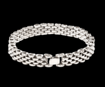 Load image into Gallery viewer, Designer Platinum Bracelet for Men JL PTB 1111
