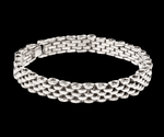 Load image into Gallery viewer, Designer Platinum Bracelet for Men JL PTB 1111

