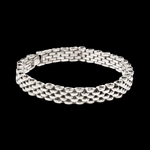 Load image into Gallery viewer, Designer Platinum Bracelet for Men JL PTB 1110
