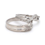 Load image into Gallery viewer, Designer Platinum Couple Rings for Him &amp; Her JL PT 536

