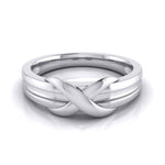 Load image into Gallery viewer, Designer Platinum Couple Rings for Him &amp; Her JL PT 536
