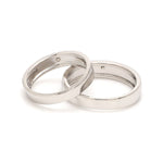 Load image into Gallery viewer, Designer Platinum Couple Rings with Diamonds JL PT 1125
