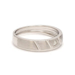 Load image into Gallery viewer, Designer Platinum Couple Rings with Diamonds JL PT 1125
