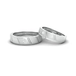 Load image into Gallery viewer, Designer Platinum Couple Rings with Diamonds JL PT 1125
