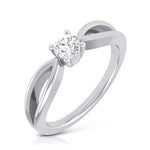 Load image into Gallery viewer, Designer Platinum Couple Rings with Single Diamonds JL PT 525
