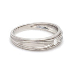 Load image into Gallery viewer, Designer Platinum Couple Rings with Single Diamonds JL PT 525
