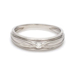 Load image into Gallery viewer, Designer Platinum Couple Rings with Single Diamonds JL PT 525
