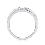 Load image into Gallery viewer, Designer Platinum Couple Rings with Single Diamonds JL PT 525
