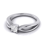 Load image into Gallery viewer, Designer Platinum Couple Rings with Single Diamonds JL PT 525
