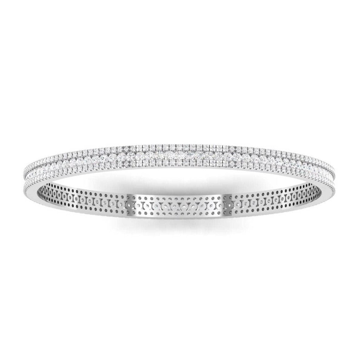 Designer Platinum Diamond Bangle JL PTB 757