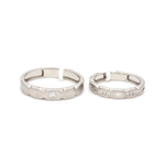 Load image into Gallery viewer, Designer Platinum Diamond Couple Rings JL PT 1130

