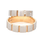 Load image into Gallery viewer, Platinum &amp; Rose Gold Couple Rings with Diamond JL PT 1112
