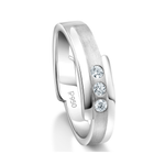 Load image into Gallery viewer, Designer Platinum Love Bands Diamonds Rings JL PT 1263

