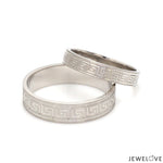 Load image into Gallery viewer, Designer Platinum Love Bands JL PT 1323

