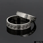 Load image into Gallery viewer, Designer Platinum Love Bands JL PT 1323
