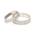 Load image into Gallery viewer, Designer Platinum Love Bands JL PT 1323
