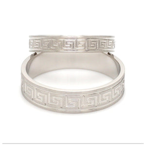 Designer Platinum Love Bands JL PT 1323