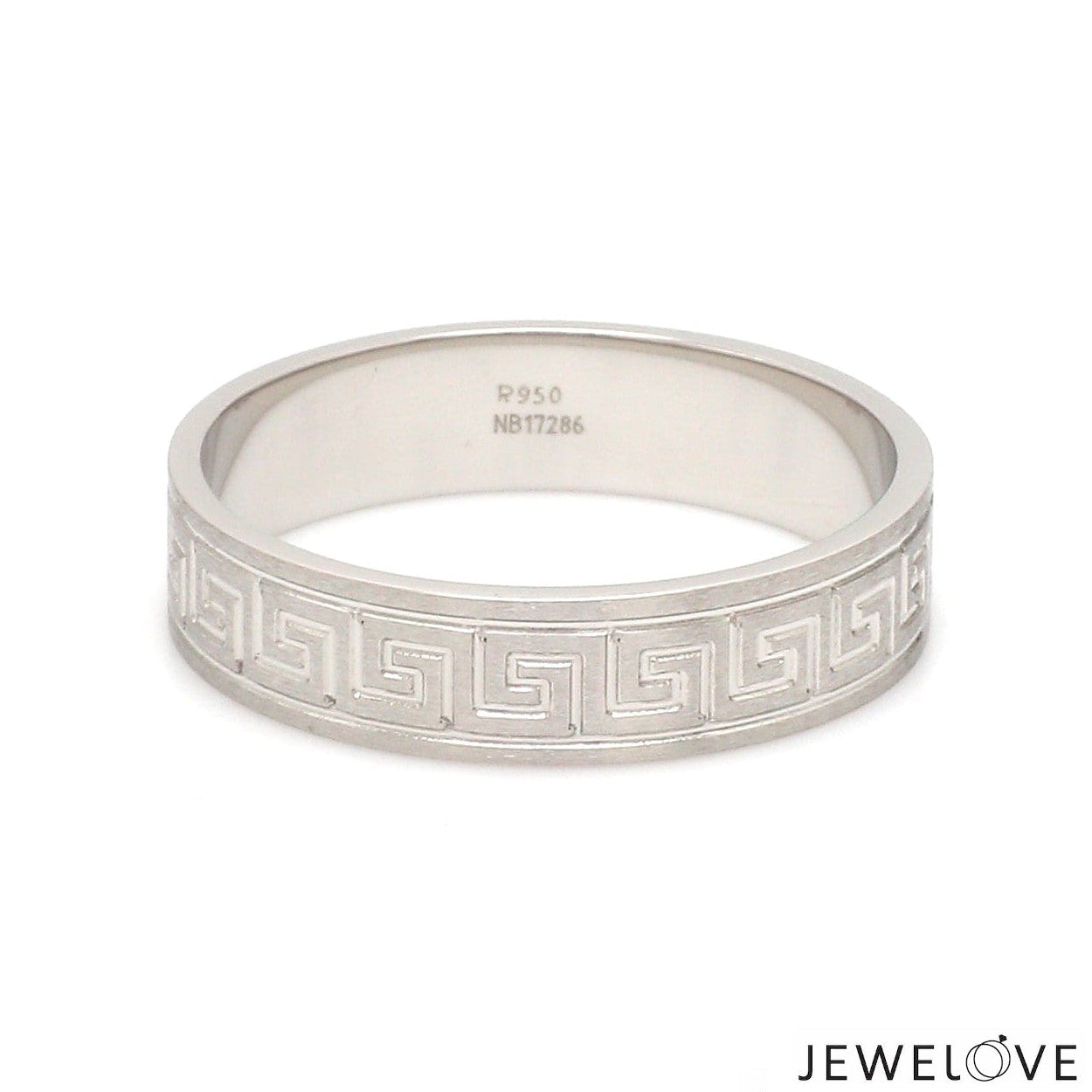 Designer Platinum Love Bands JL PT 1323