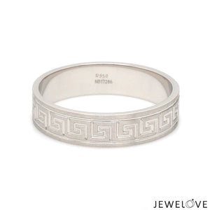 Designer Platinum Love Bands JL PT 1323
