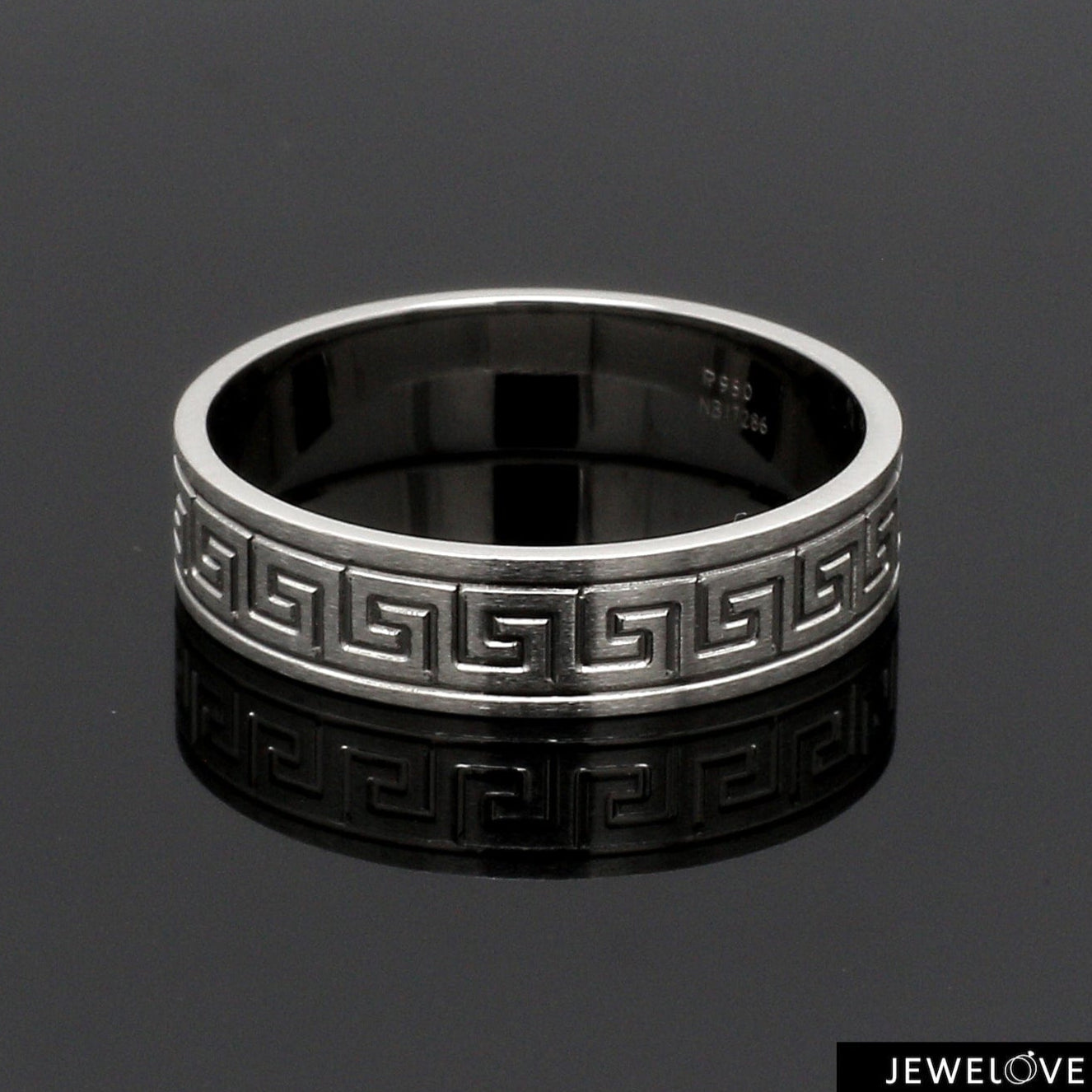 Designer Platinum Love Bands JL PT 1323
