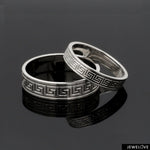 Load image into Gallery viewer, Designer Platinum Love Bands JL PT 1323
