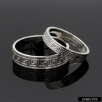 Load image into Gallery viewer, Designer Platinum Love Bands JL PT 1323
