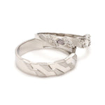 Load image into Gallery viewer, Designer Platinum Love Bands JL PT 615
