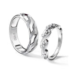Load image into Gallery viewer, Designer Platinum Love Bands JL PT 615
