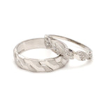 Load image into Gallery viewer, Designer Platinum Love Bands JL PT 615
