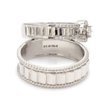 Load image into Gallery viewer, Designer Platinum Love Bands JL PT 927
