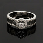 Load image into Gallery viewer, Designer Platinum Love Bands JL PT 927
