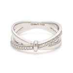 Load image into Gallery viewer, Designer Platinum Love Bands with Diamond JL PT 1067
