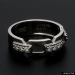 Load image into Gallery viewer, Designer Platinum Love Bands with Diamonds JL PT 426
