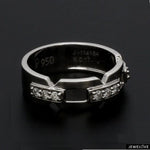 Load image into Gallery viewer, Designer Platinum Love Bands with Diamonds JL PT 426
