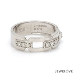 Load image into Gallery viewer, Designer Platinum Love Bands with Diamonds JL PT 426
