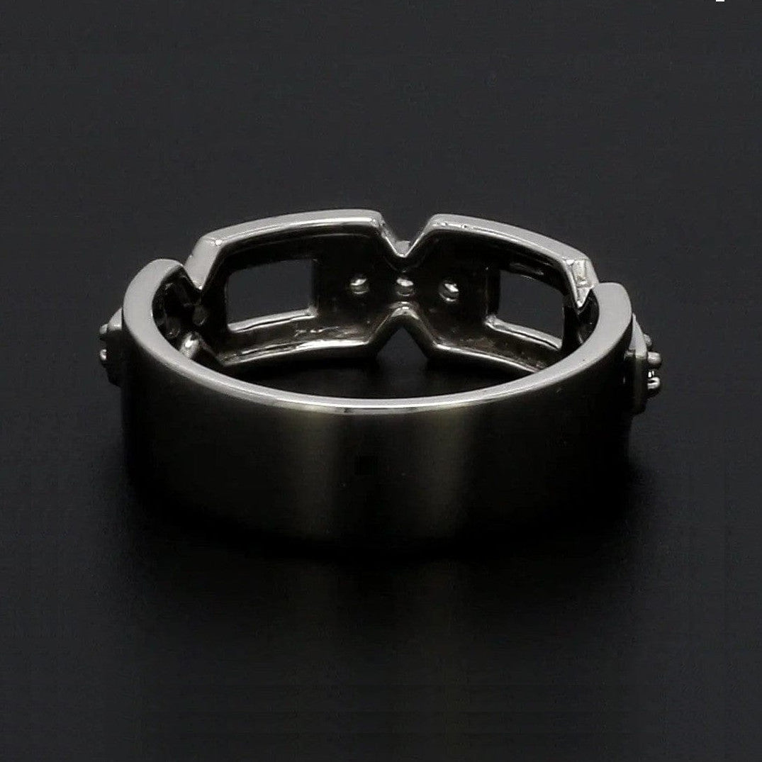 Designer Platinum Love Bands with Diamonds JL PT 426