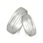 Load image into Gallery viewer, Designer Platinum Love Bands with Diamonds JL PT 597-A
