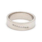 Load image into Gallery viewer, Designer Platinum Love Bands with Diamonds JL PT 597-A
