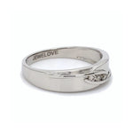 Load image into Gallery viewer, Designer Platinum Love Bands with Diamonds JL PT 152
