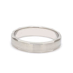 Load image into Gallery viewer, Designer Platinum Ring for Men with Cut Edges JL PT 682
