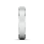 Load image into Gallery viewer, Designer Platinum Ring for Men with Cut Edges JL PT 682
