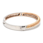 Load image into Gallery viewer, Platinum &amp; Rose Gold Bracelet for Men JL PTB 1080
