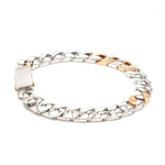 Load image into Gallery viewer, Designer Platinum &amp; Rose Gold Bracelet for Men JL PTB 752
