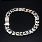 Load image into Gallery viewer, Designer Platinum &amp; Rose Gold Bracelet for Men JL PTB 752
