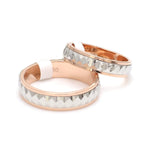 Load image into Gallery viewer, Designer Platinum &amp; Rose Gold Couple Rings JL PT 1113
