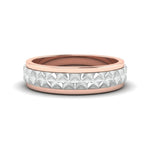 Load image into Gallery viewer, Designer Platinum &amp; Rose Gold Couple Rings JL PT 1113
