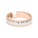 Load image into Gallery viewer, Designer Platinum &amp; Rose Gold Couple Rings JL PT 1113
