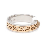 Load image into Gallery viewer, Designer Platinum &amp; Rose Gold Couple Rings JL PT 1115

